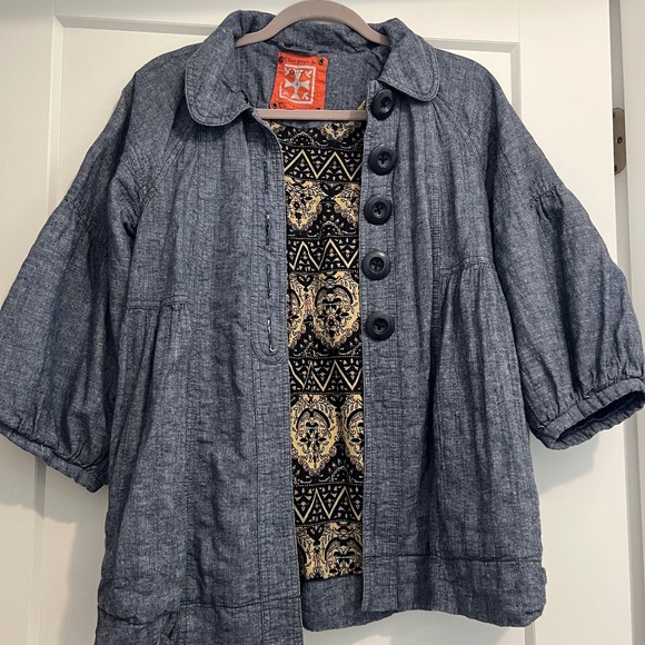 Free People chambray jacket - Picture 10 of 10